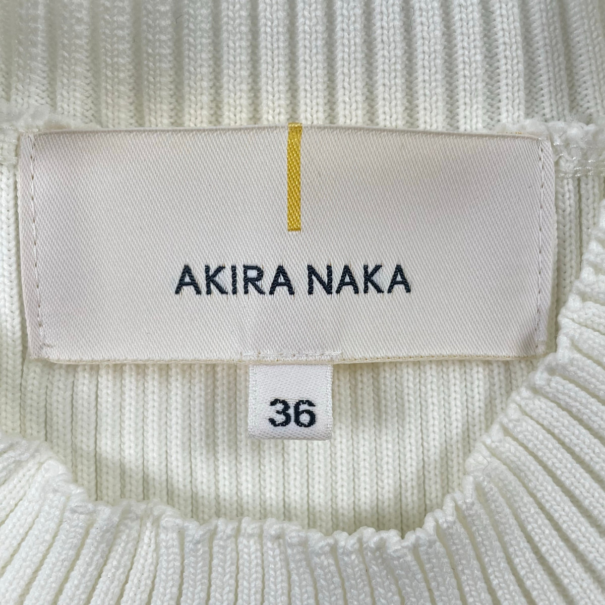 AKIRA NAKA / デザインニットワンピース 参考定価：65,000程度 SIZE:FREE