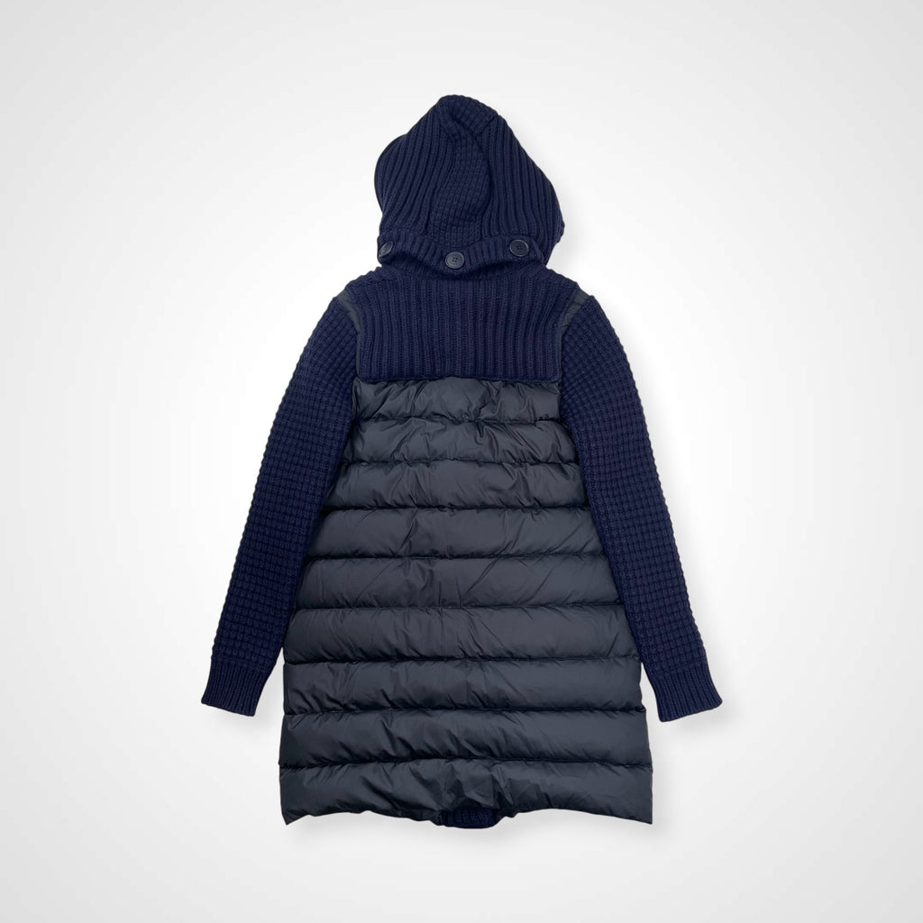 Bark バーク / ニットコンビダウンコート ネイビー 参考定価：100,000程度 SIZE：S