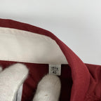 【美品】 HERMES エルメス / 半袖 ハイドボタン デザイン シャツ SIZE:40（L程度）