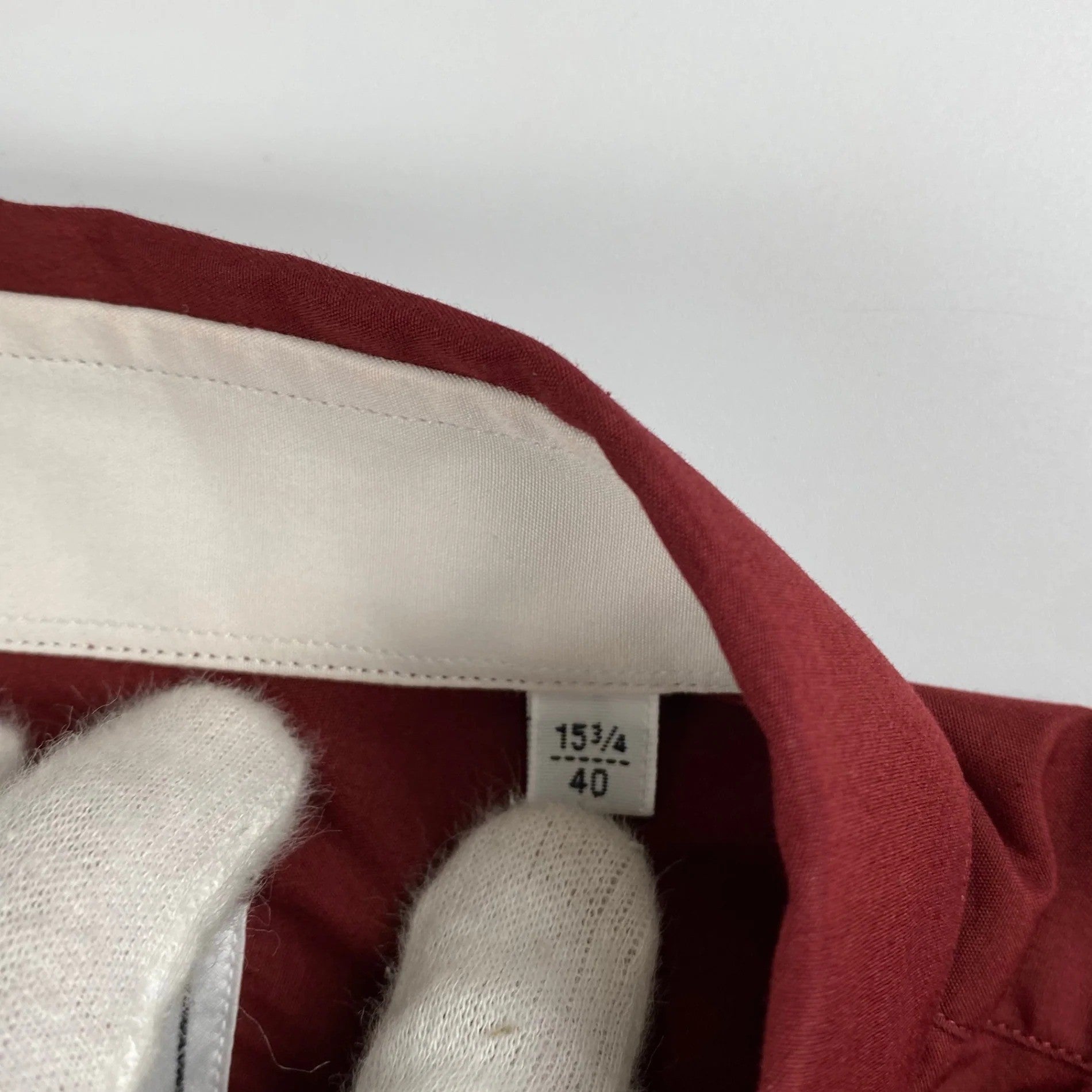 【美品】 HERMES エルメス / 半袖 ハイドボタン デザイン シャツ SIZE:40（L程度）