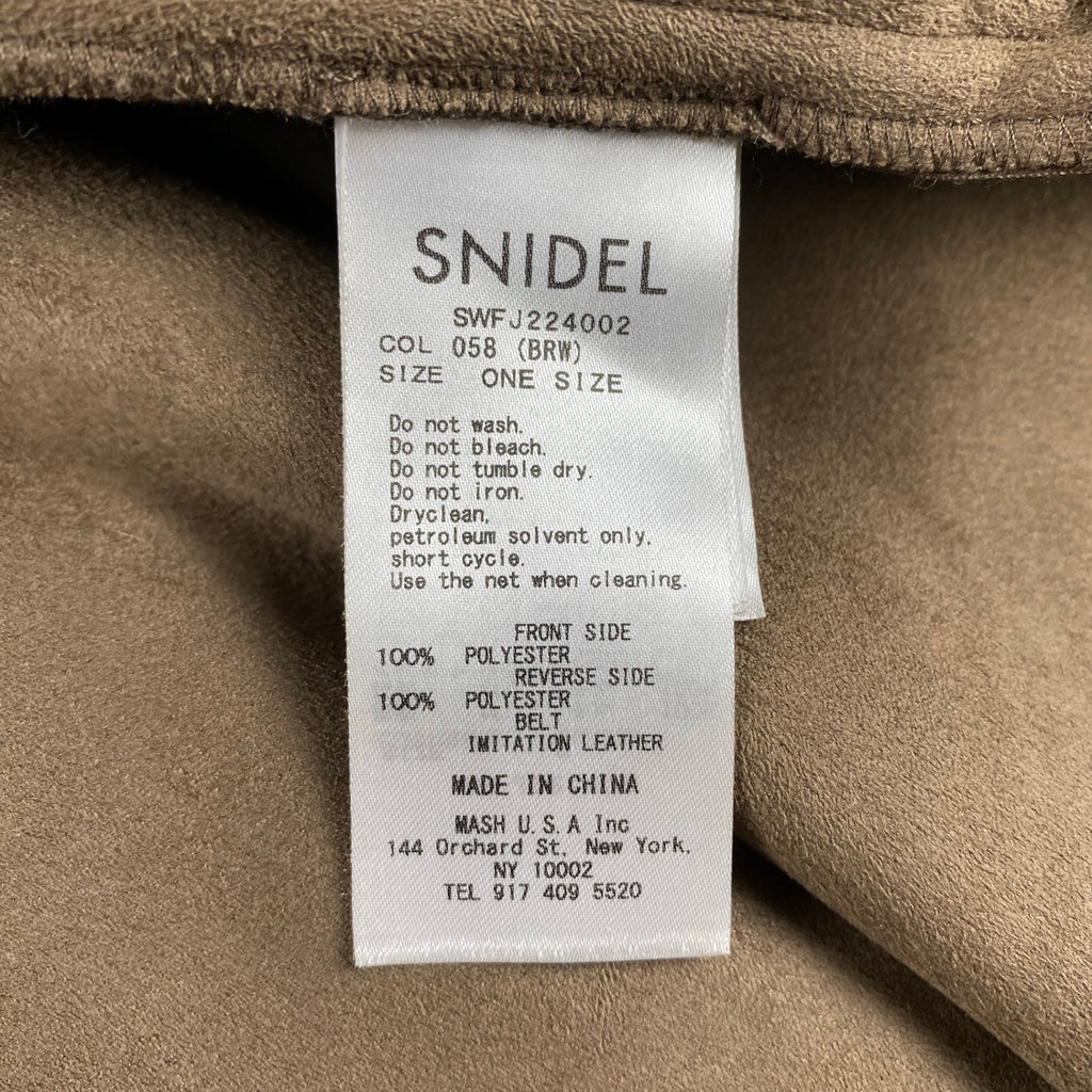 SNIDEL スナイデル / ボンバージャケット ボア SWFJ22400 参考定価：24,500+tax SIZE:FREE