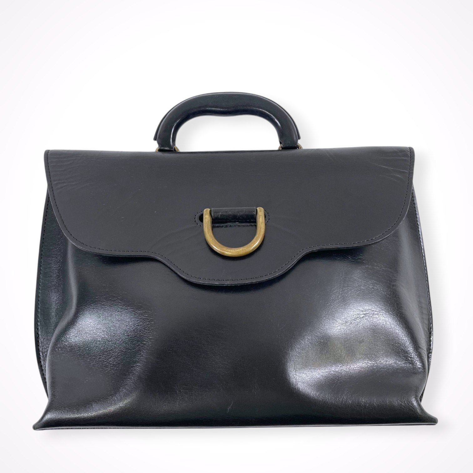 B.stuff / メタルパーツレザーハンドバッグ 参考定価：45,000程度