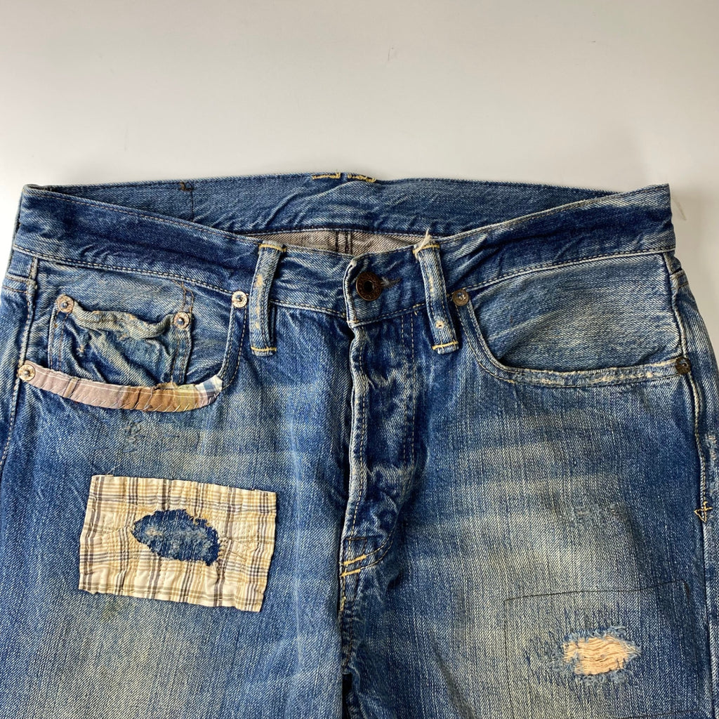 限定 POLO RALPH LAUREN ポロラルフローレン / BOBBY JEAN パッチワークデニム CRUISE/HOLIDAY2011 SIZE:W80cm