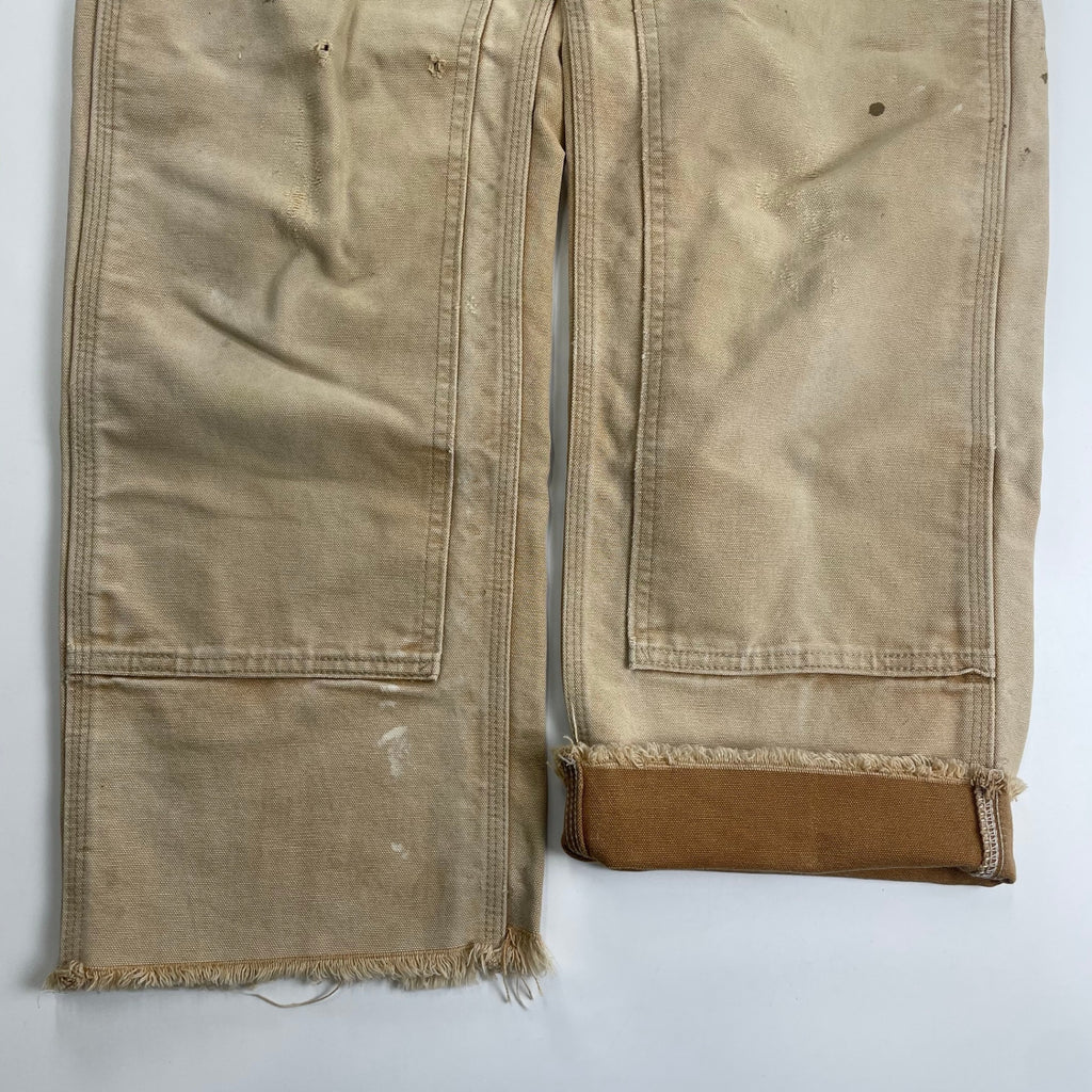 carhartt カーハート / 00s ダブルニー ダックパンツ USA製 Helmets to Hardhats 襤褸 SIZE：W78