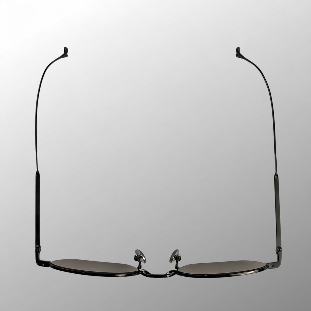 【未使用級】 ISSEY MIYAKE × 金子眼鏡 イッセイミヤケ / HEXAGON Ⅸ サングラス ライトブラックレンズ 50□20