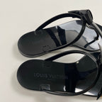 LOUIS VUITTON / シースターライン ラバーリボンサンダル 参考定価：70,000程度 SIZE：34