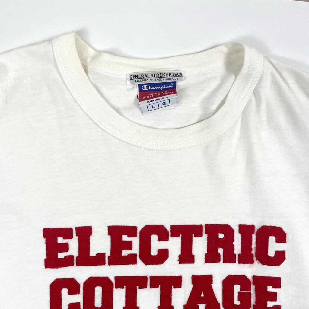 ELECTRIC COTTAGE / パッチワークロゴTEE 02SS GENERAL STRIKE PIECE SIZE:L