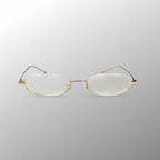 【極美品】 金子眼鏡 × 井戸多美男 職人シリーズ / サンプラチナ アンダーリム 度なしクリアレンズ T429 BWG 参考定価：52,000+tax