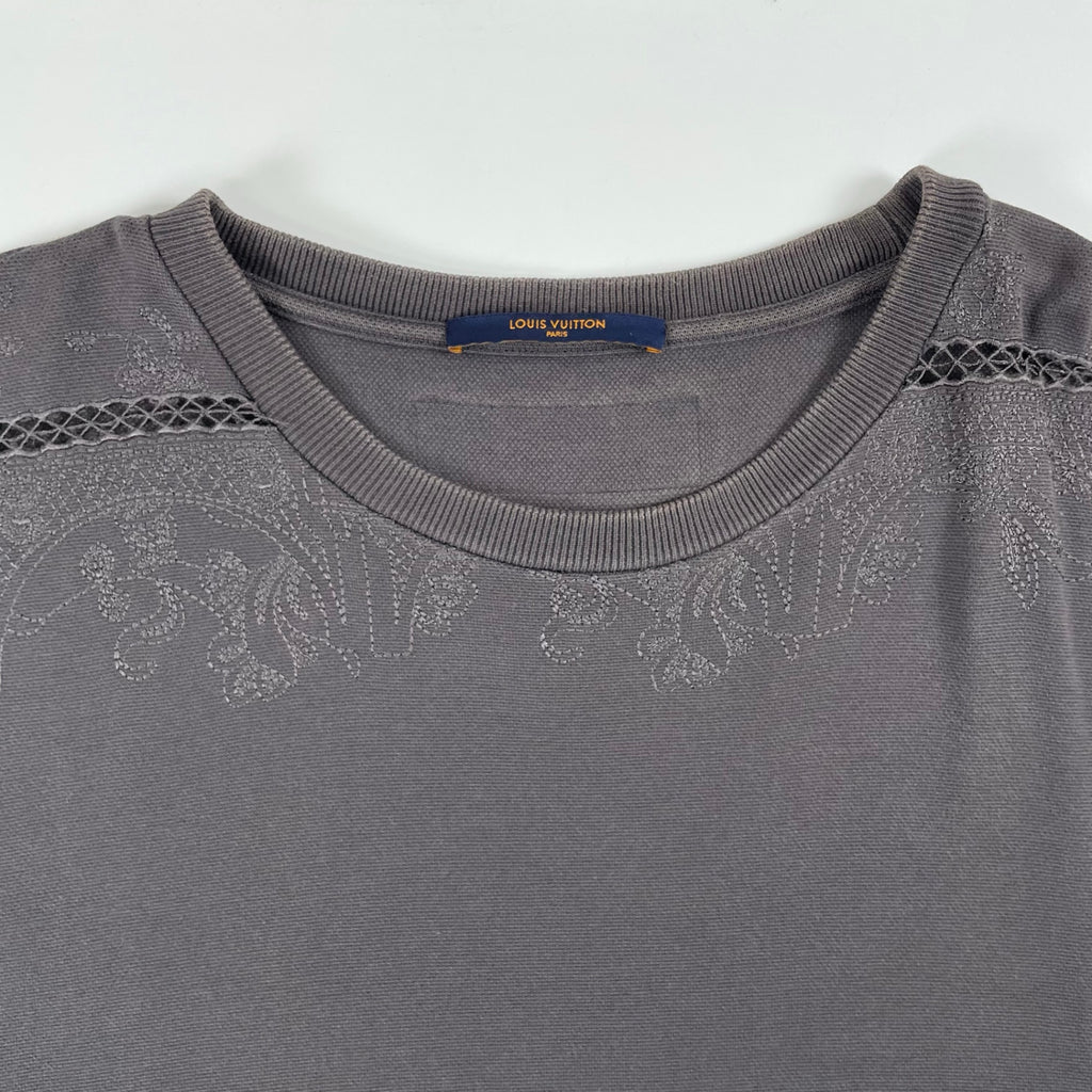 LOUIS VUITTON / Embroidery Norte Dame Catchedral Tee SIZE:XXL