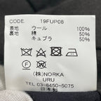 URU / WOOL EASY PANTS 参考定価：30,000程度 SIZE:2