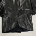 CLAUDE MONTANA クロードモンタナ / アーカイブレザーコート ブラック SIZE:36