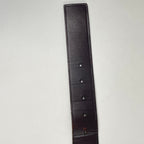 CELINE / ゴールドバックル レザーベルト SIZE:W81-91cm