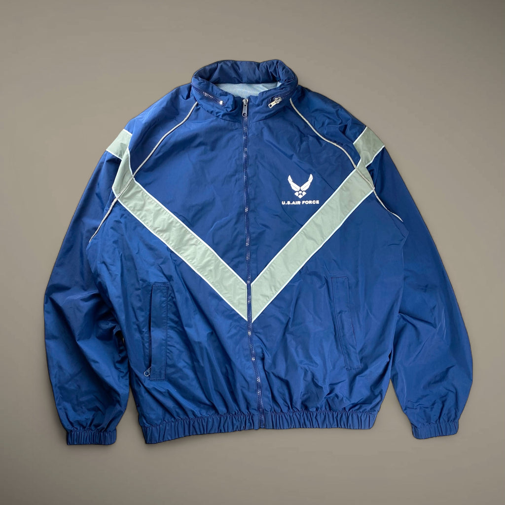 U.S.AIR FORCE PTU / トレーニングジャケット リフレクター ミリタリー キムタク着用 SIZE：X-LARGE REGULAR