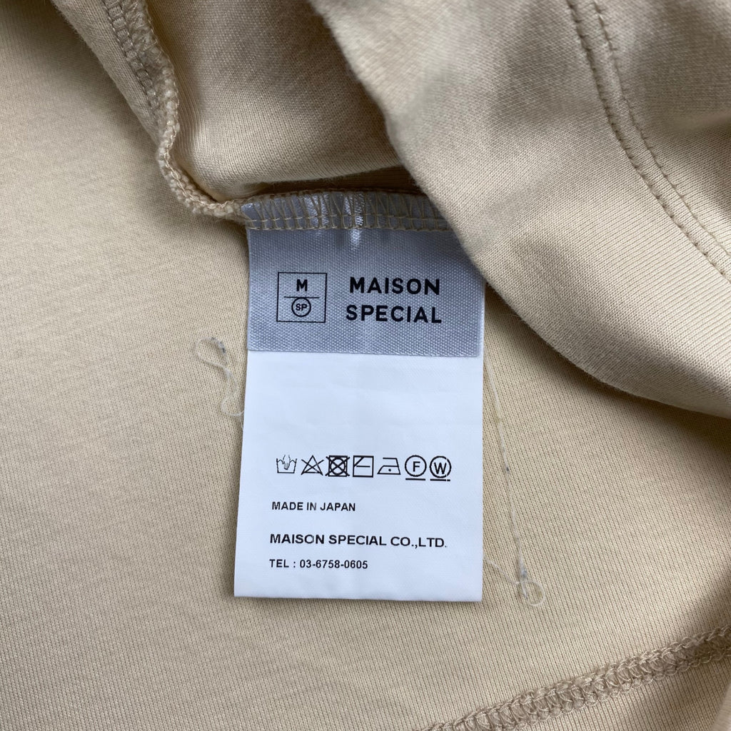MAISON SPECIAL メゾンスぺシャル / LOTUSウルトラファインスムースプライムオーバーロングカットソー ベージュ SIZE:46(L程度)