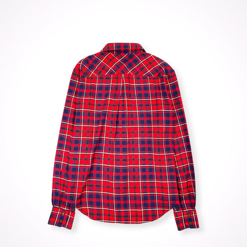 Vivienne Westwood MAN / ORB刺繍チェックネルシャツ  参考定価：35,000程度 SIZE:46
