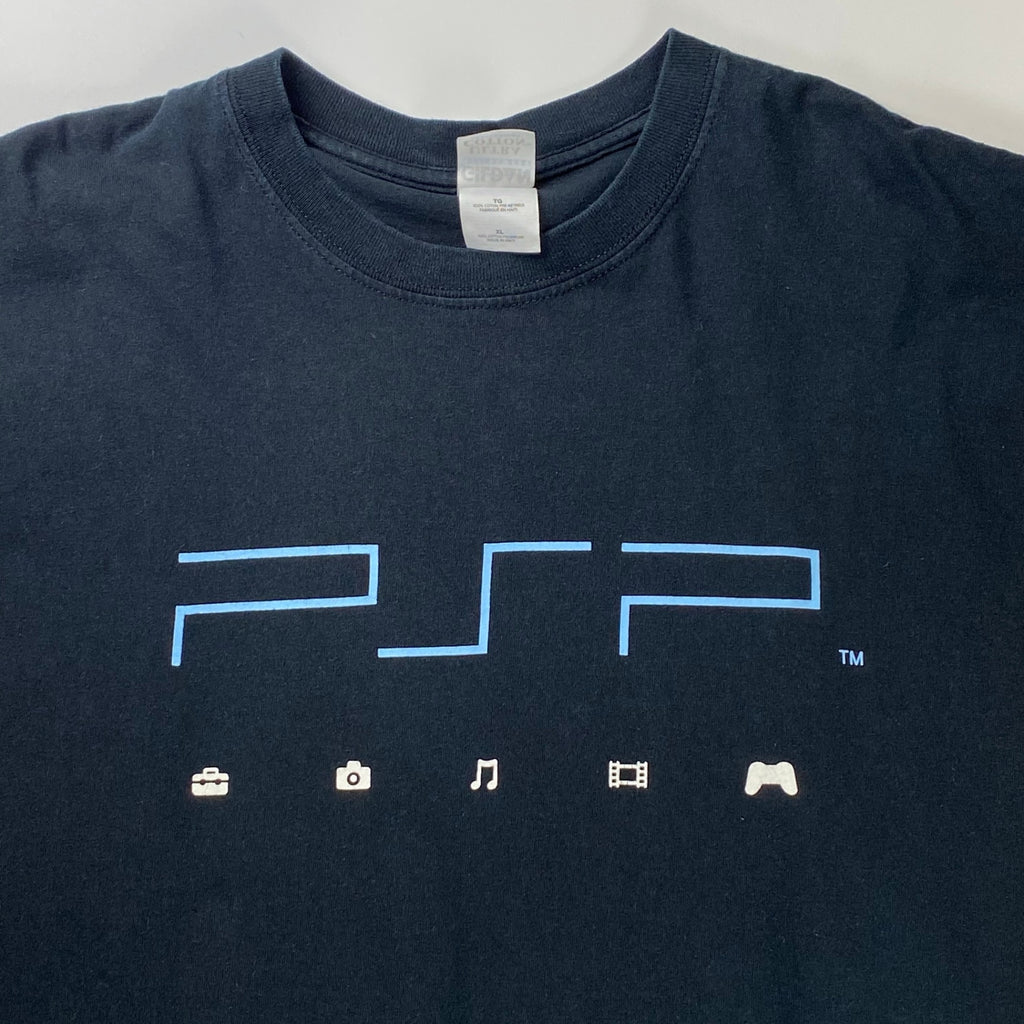 00s VINTAGE / PSP Sony 袖プリ 企業Tシャツ ゲームTシャツ SIZE：XL