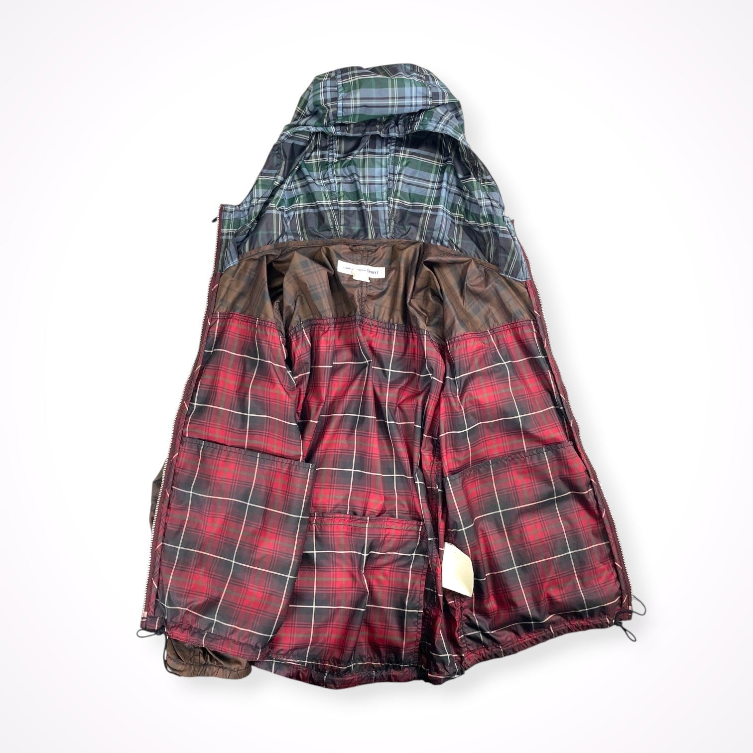 COMME des GARCONS SHIRT / 10AW マルチチェックジップパーカー