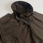 Old BEAMS International Gallery BEAMS オールドビームス インターナショナルギャラリー ビームス / ショートトレンチブルゾン ブラウン 参考定価：60,000程度 SIZE：48