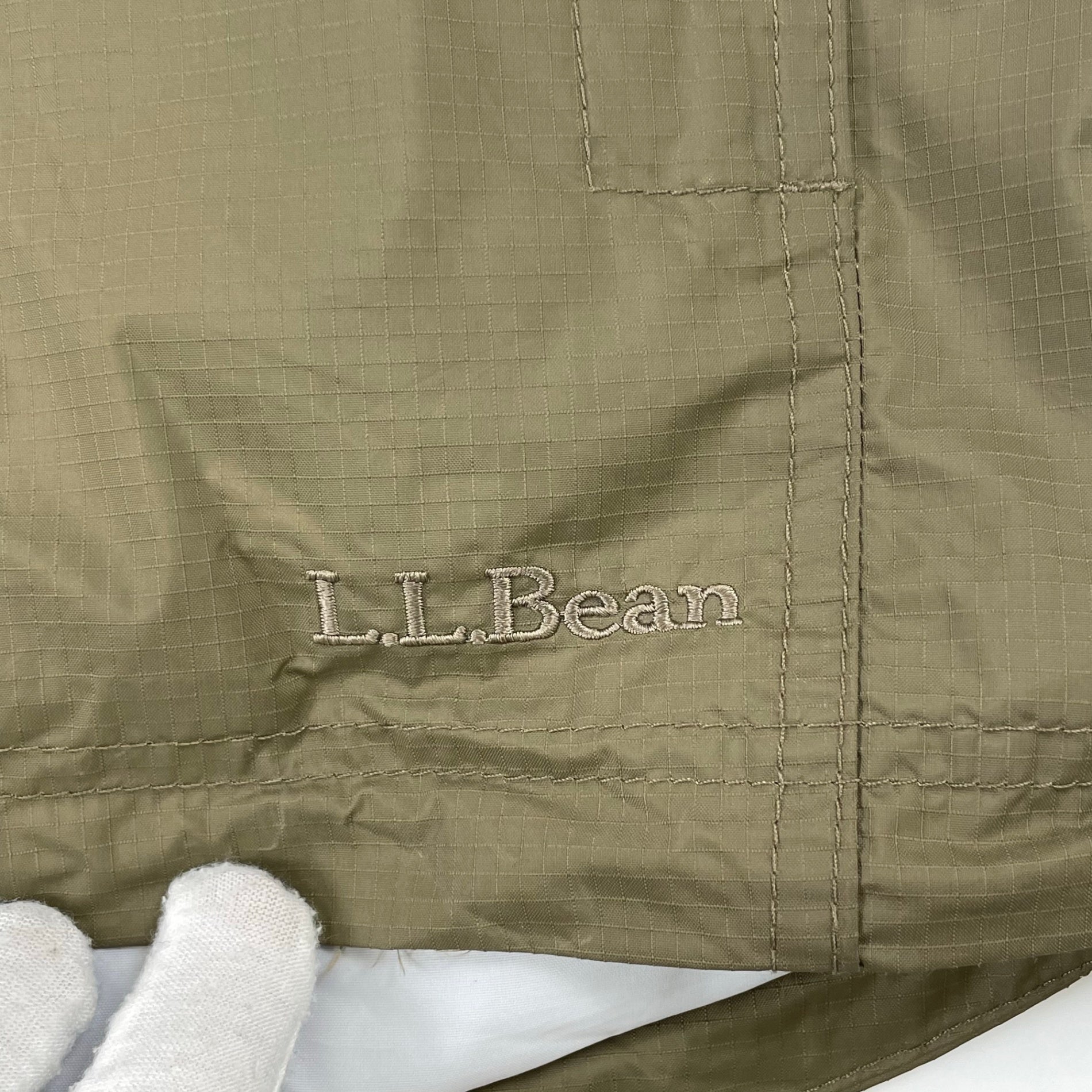 L.L.BEAN / ナイロンシェルジャケット オリーブ SIZE：M