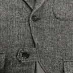 ENGINEERED GARMENTS エンジニアドガーメンツ / Slanted Jacket ヘリンボーンツイード 24AW 極美品 参考定価：68,000+tax SIZE:M