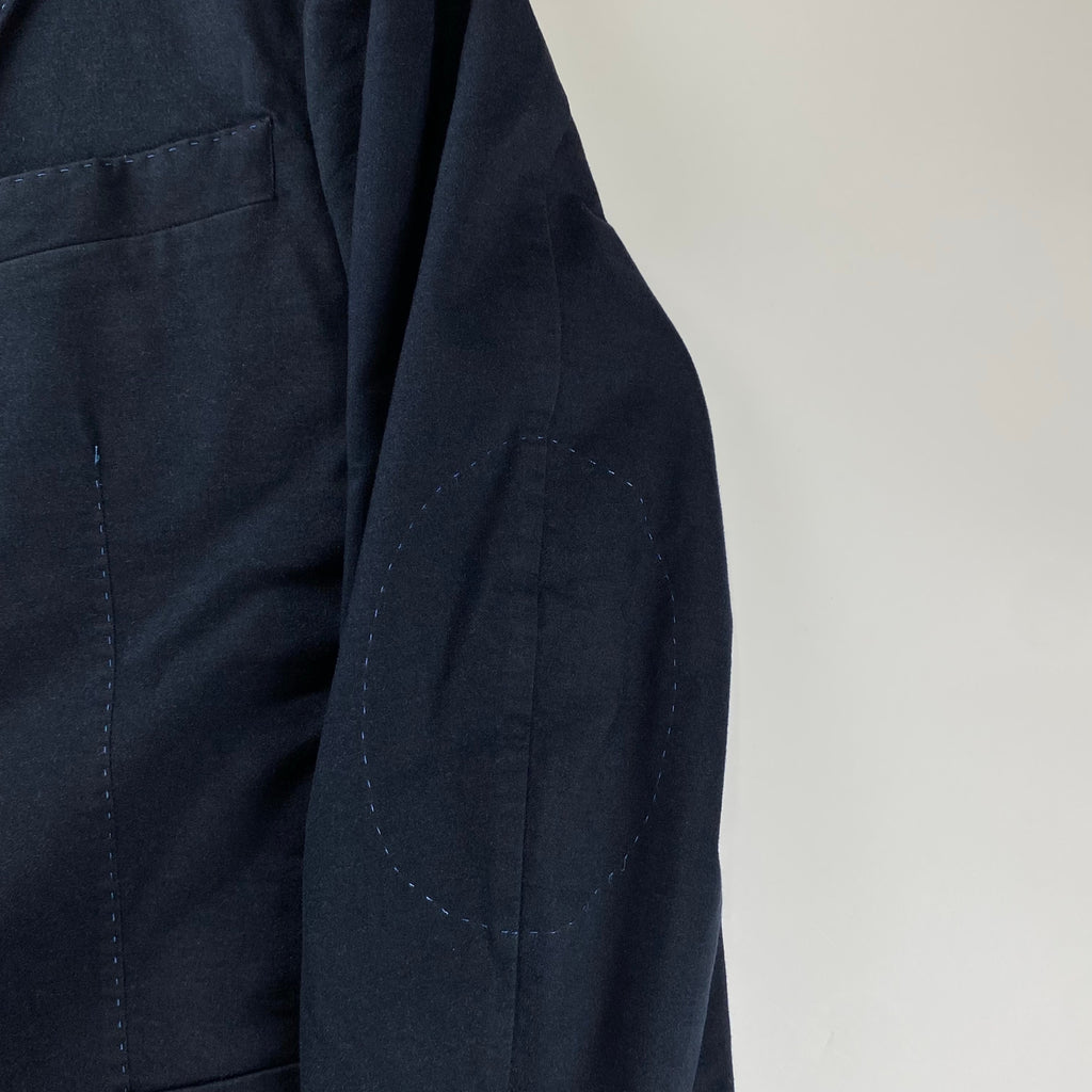 MANUEL RITZ マニュエル リッツ / ステッチ エルボーパッチ ジャケット デザイン LEON 伊勢丹取り扱い SIZE:46