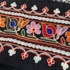 tricot COMME des GARCONS トリコ コムデギャルソン / フラワープリント×刺繍カットソー ブラウス AD2007 SIZE:S-M程度