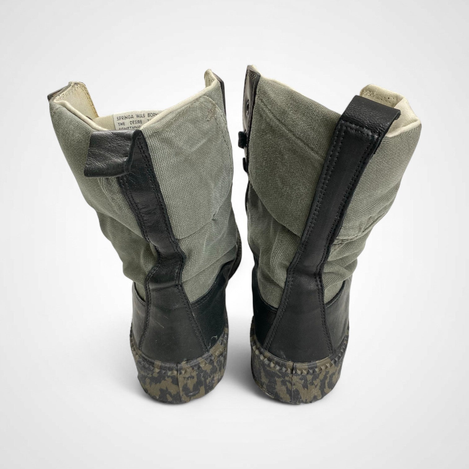 SPRINGA スプリンガ / 9ホールブーツ コンバット 参考定価：20,000程度 SIZE：23cm程度