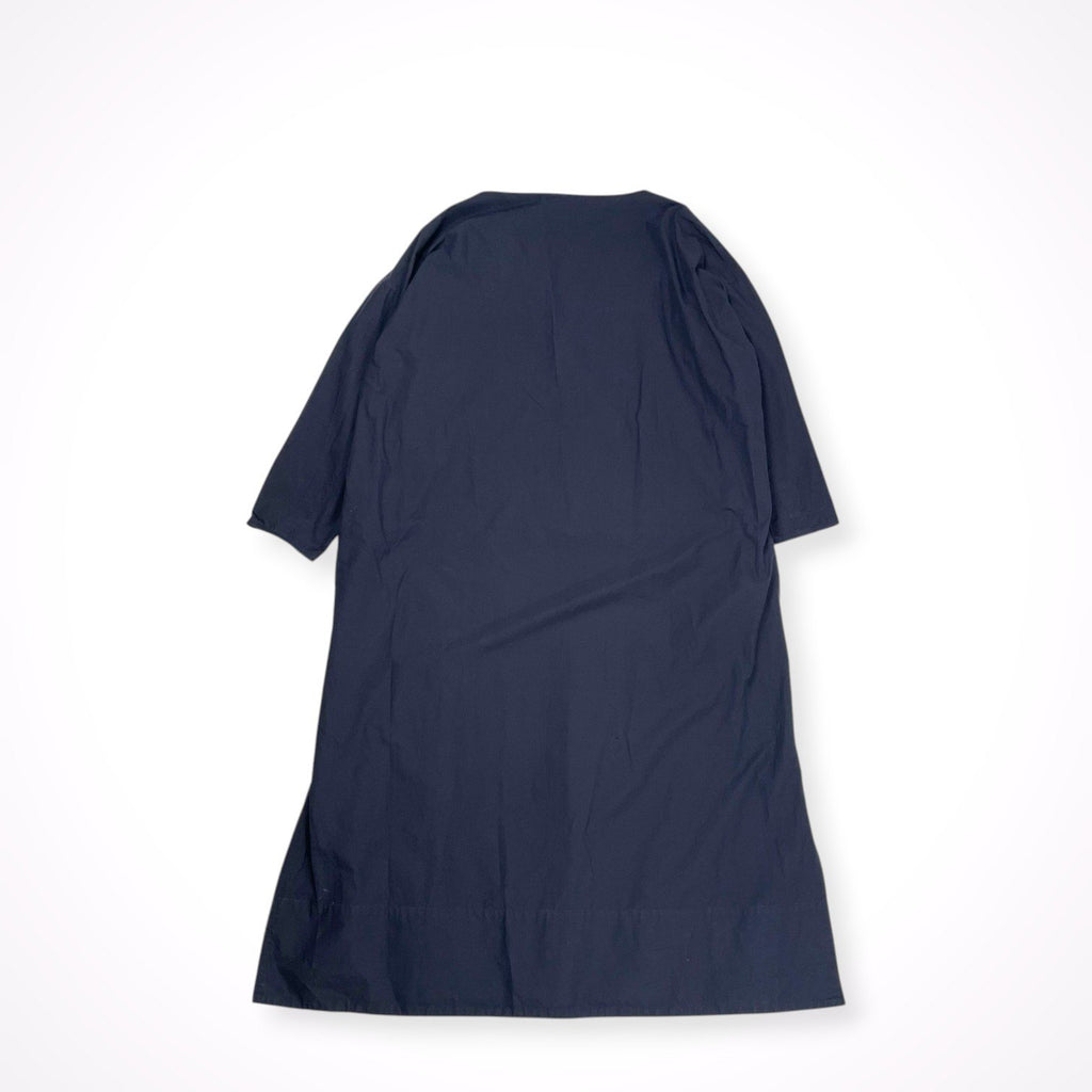 ATON / キーネックコットンワンピース 参考定価：35,000程度 SIZE:2