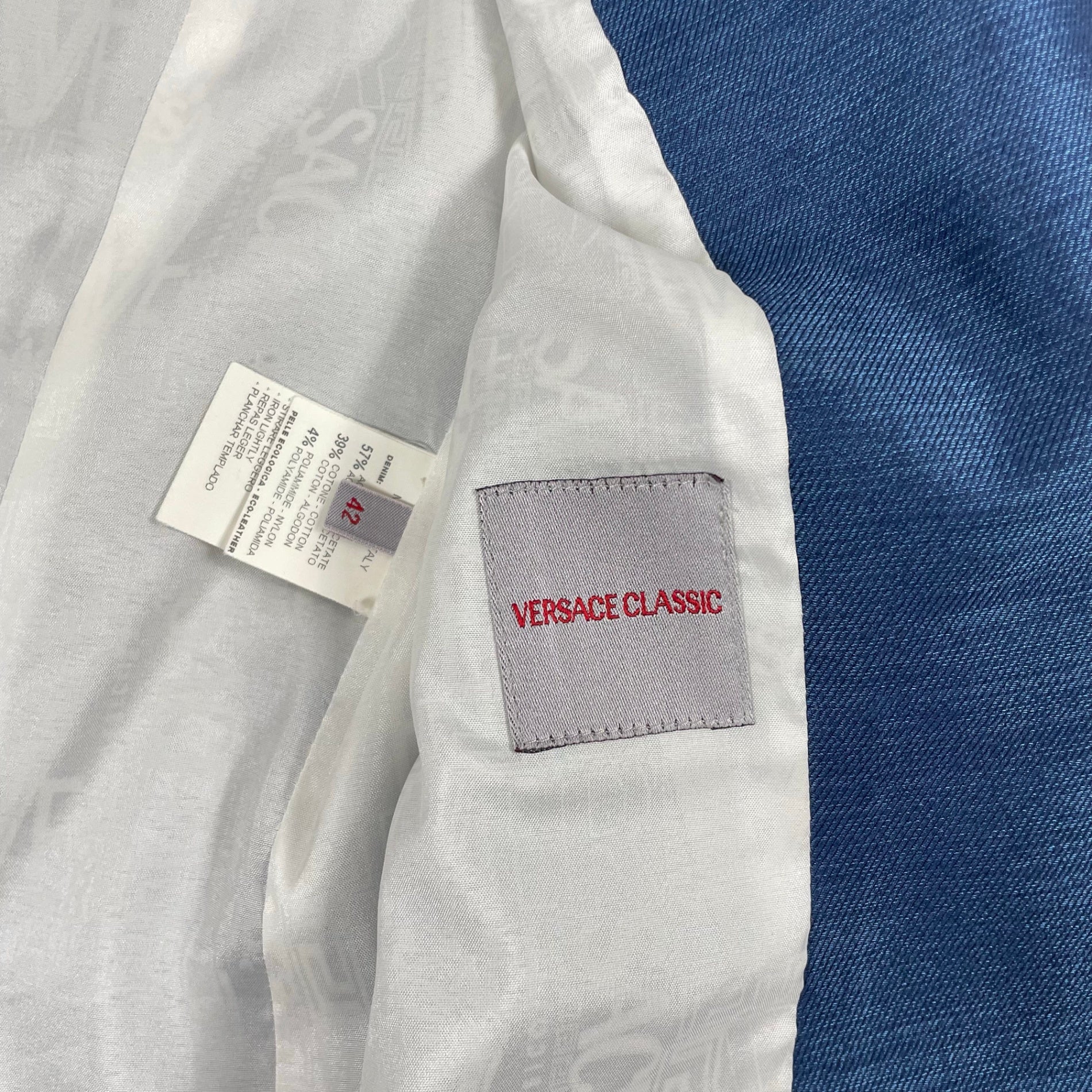 VERSACE CLASSIC / ヴィンテージ デニムデザインセットアップ SIZE:42
