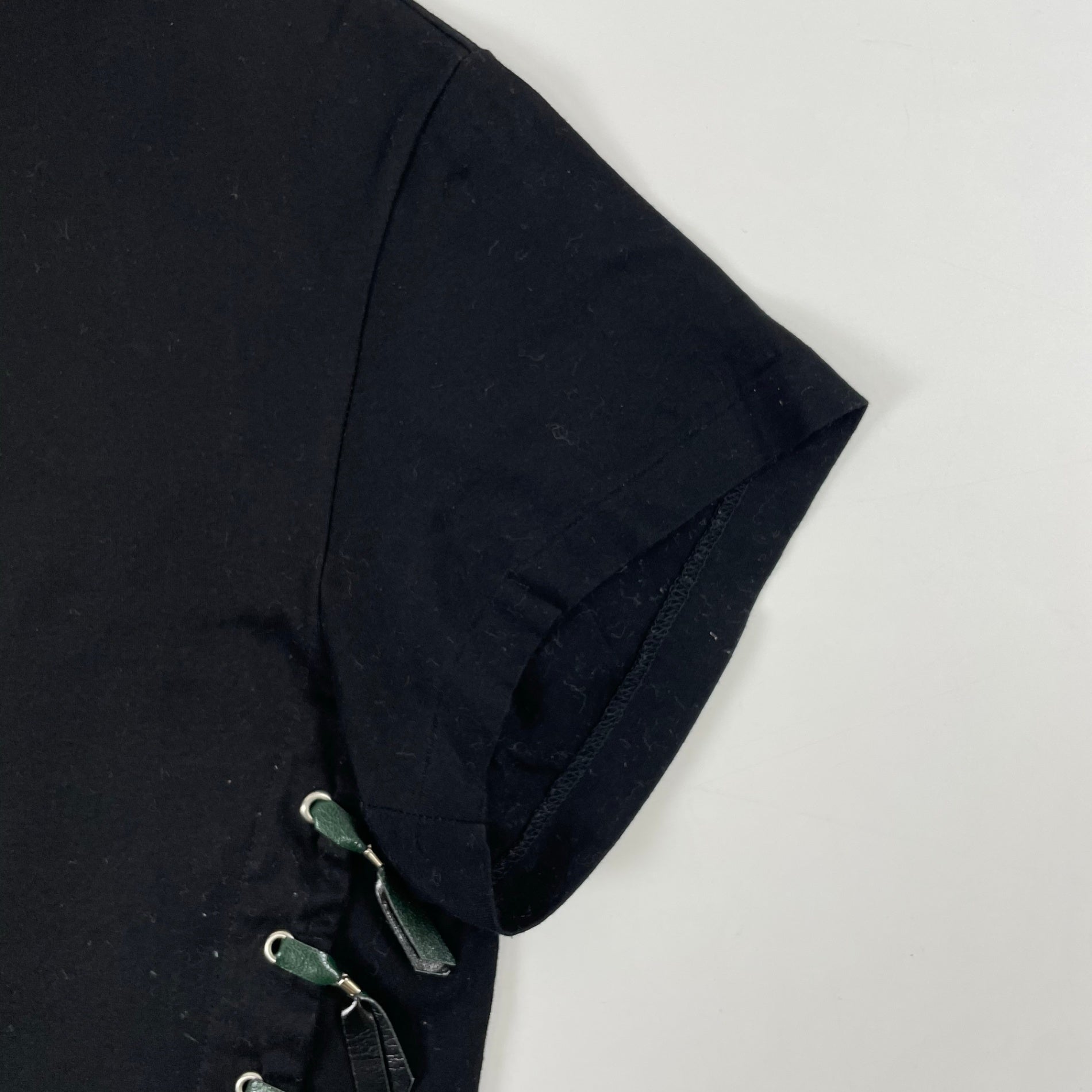 TOGA PULLA / レザーレースアップTEE 参考定価：19,000+tax SIZE:36