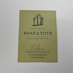 L.L. BEAN × BEAMS BOY / 別注 Deep Bottom Leather Handle Zip Tote Mini 参考定価：24,000+tax