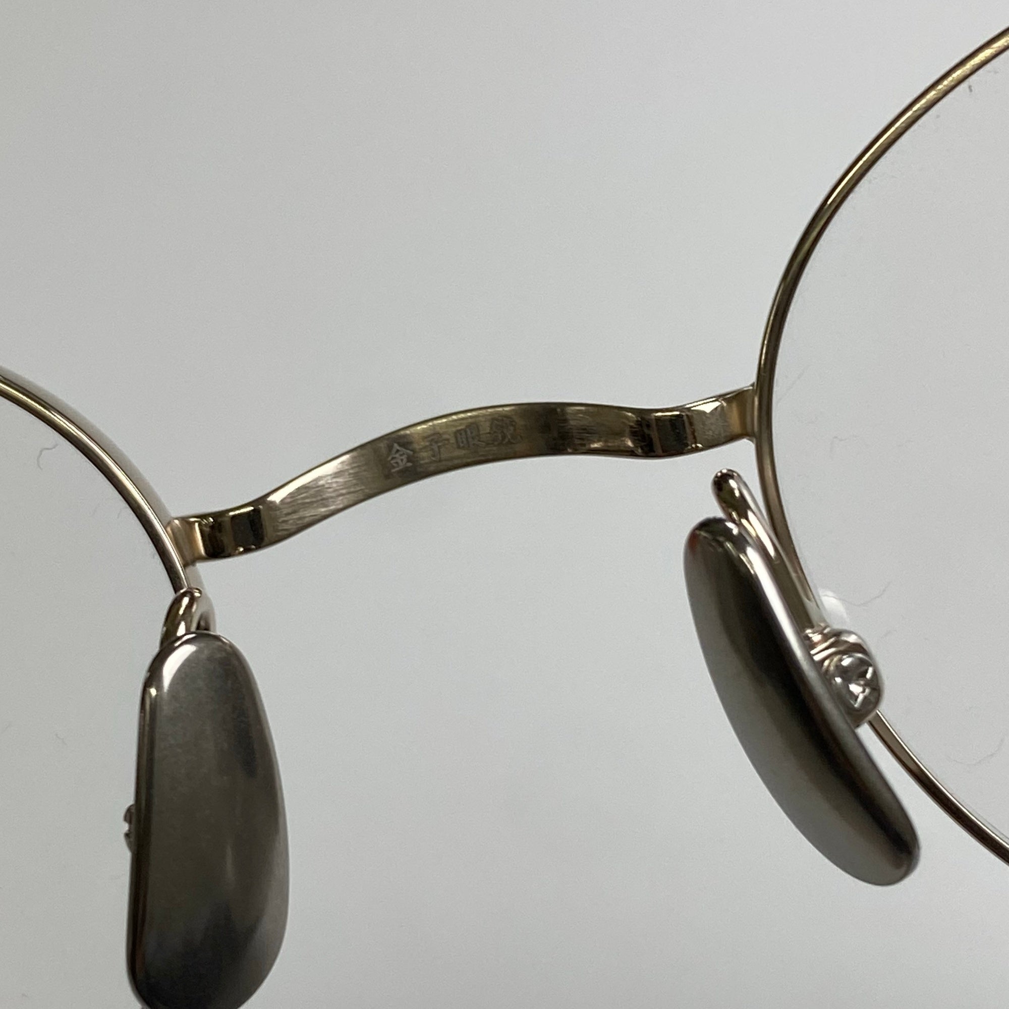 金子眼鏡 「メタルシリーズ」 / オーバルメタル 度なしクリアレンズ 参考定価：46,000+tax SIZE:47□121-139