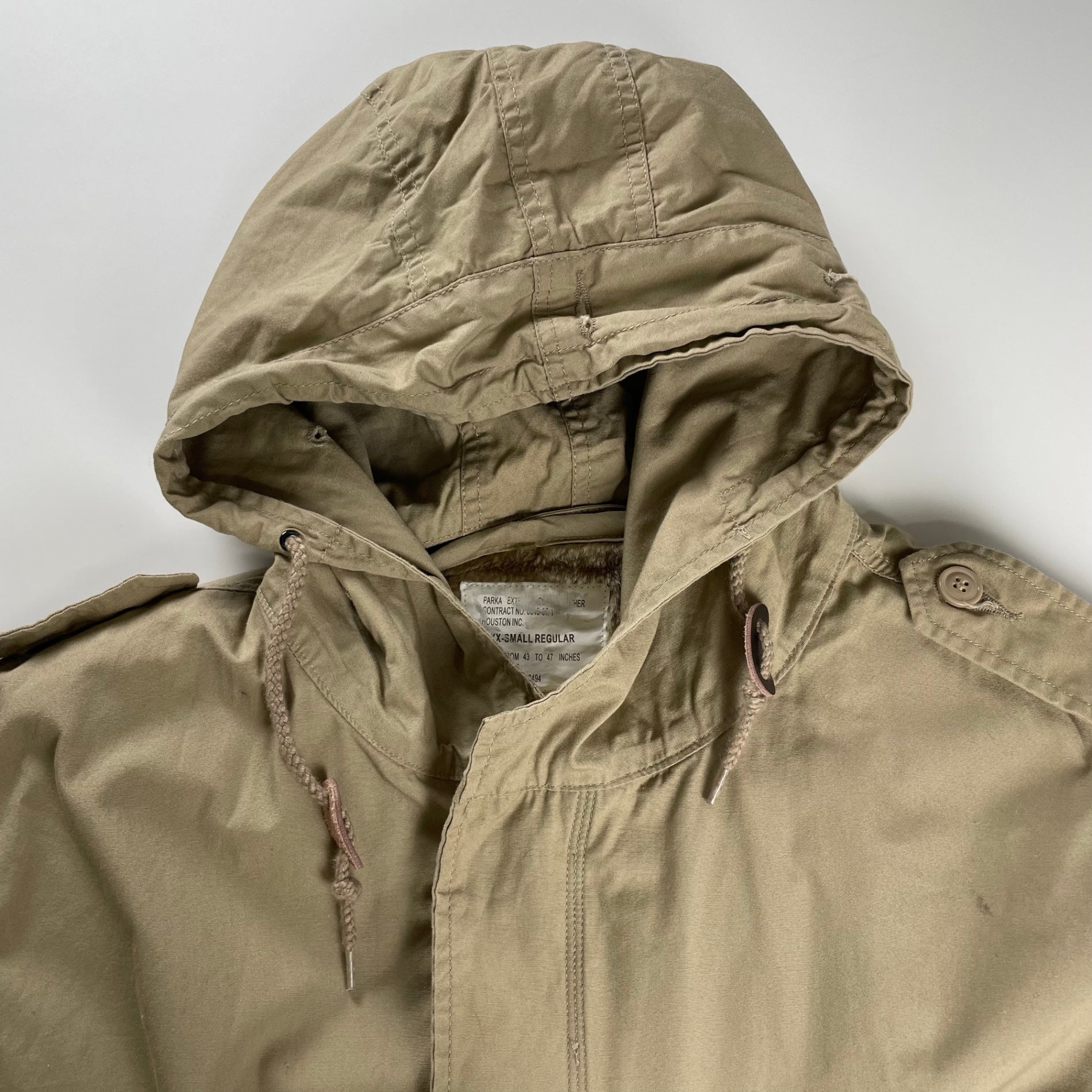 HOUSTON ヒューストン / M-51タイプフィッシュテールコート ライナー付 青島コート SIZE:XXS(M程度)