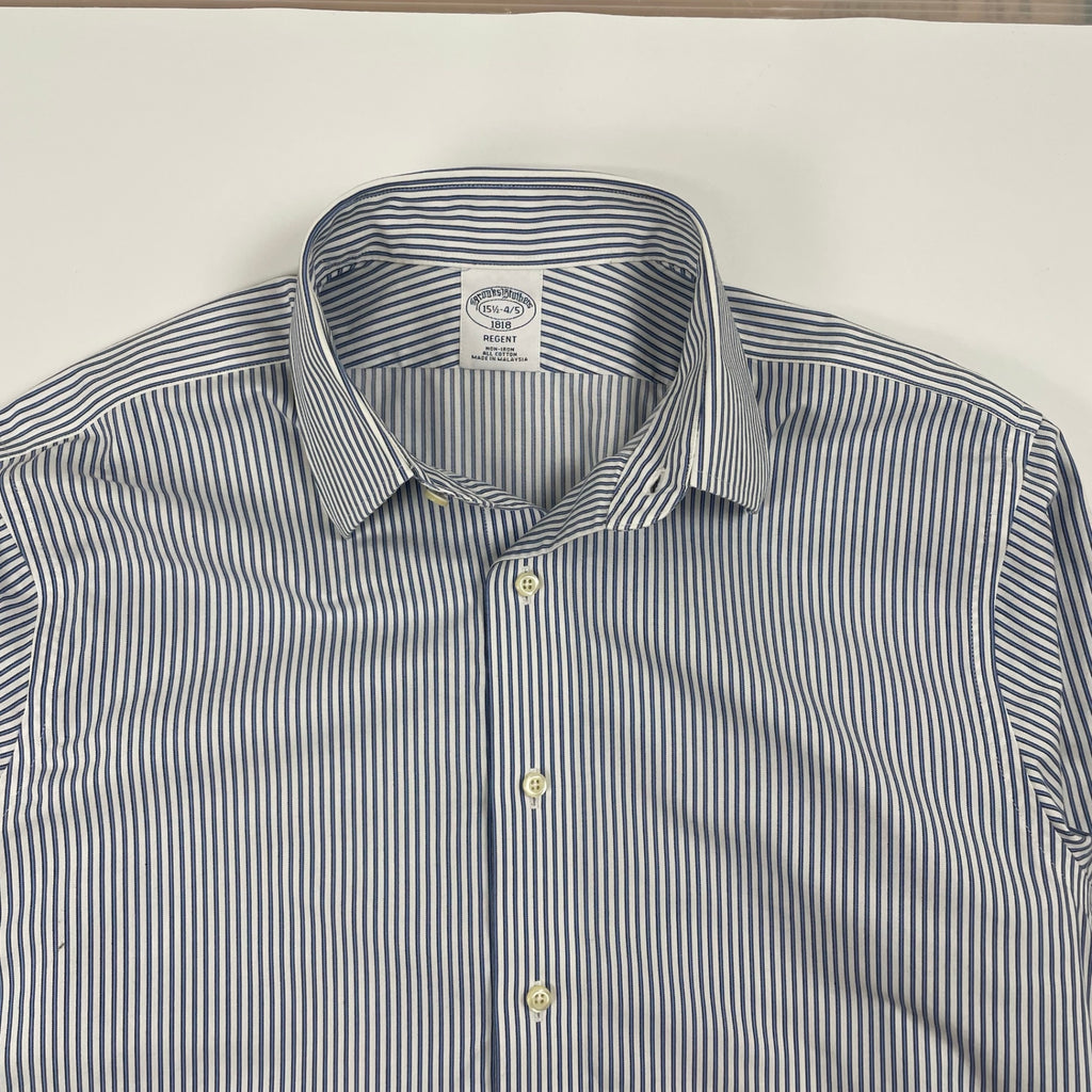 Brooks Brothers ブルックスブラザーズ / REGENT FIT ストライプシャツ 参考定価：20,000程度 SIZE:15 1/2
