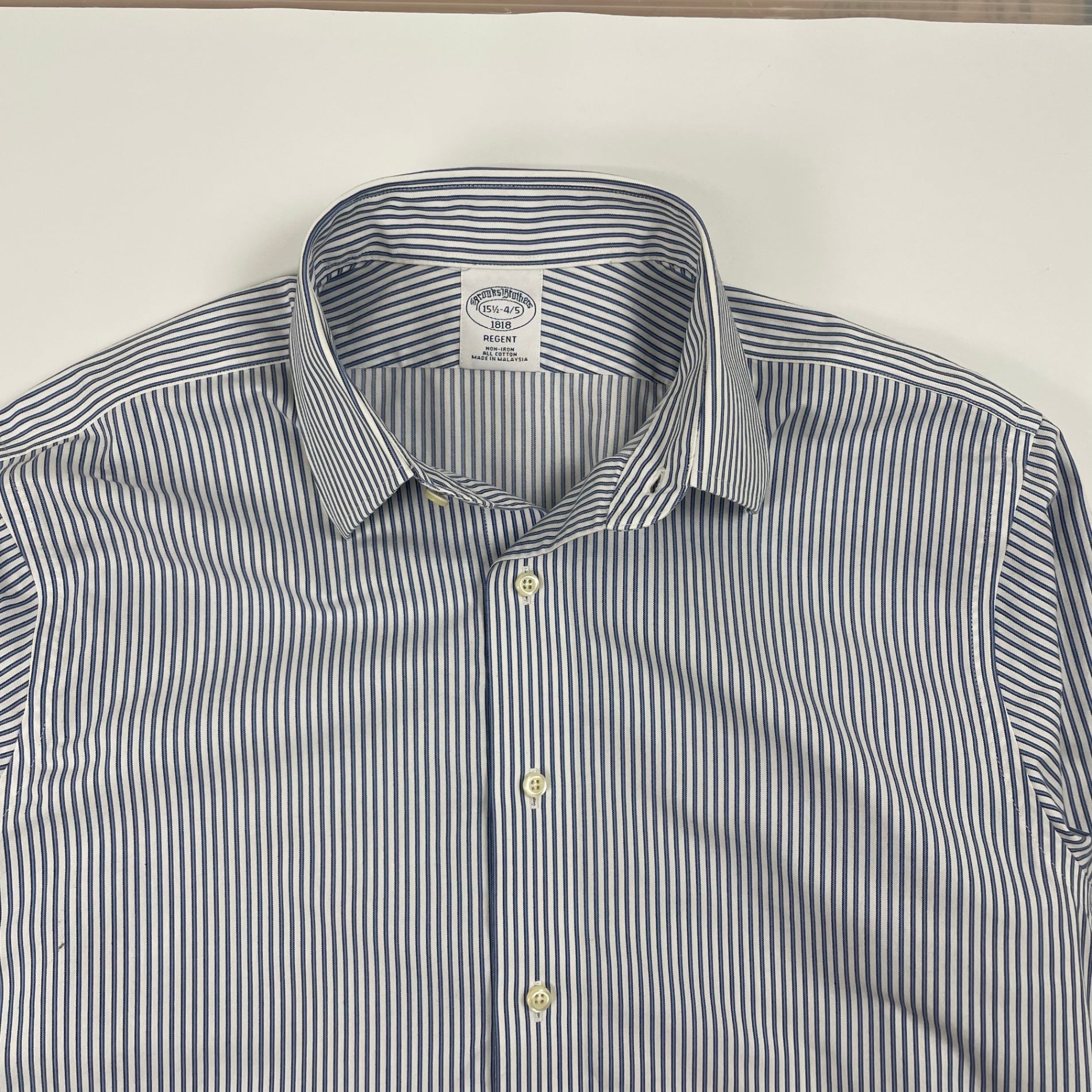Brooks Brothers ブルックスブラザーズ / REGENT FIT ストライプシャツ 参考定価：20,000程度 SIZE:15 1/2