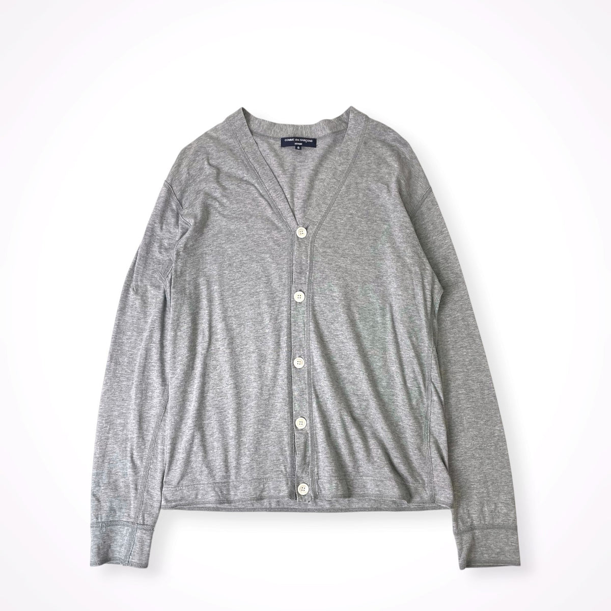 COMME des GARCONS HOMME / 10SS コットンカーディガン 参考定価：30,000程度 SIZE:S