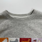 CONVENIENCEYOUNG × common gull products / dog and common gull sweat グレー SIZE:S