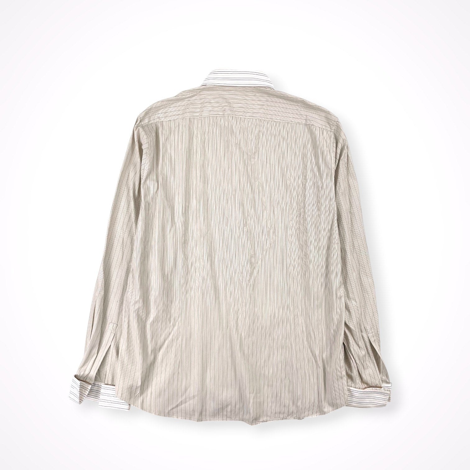 BOSS HUGO BOSS / ダブルカフス 切替デザインシャツ SIZE:L