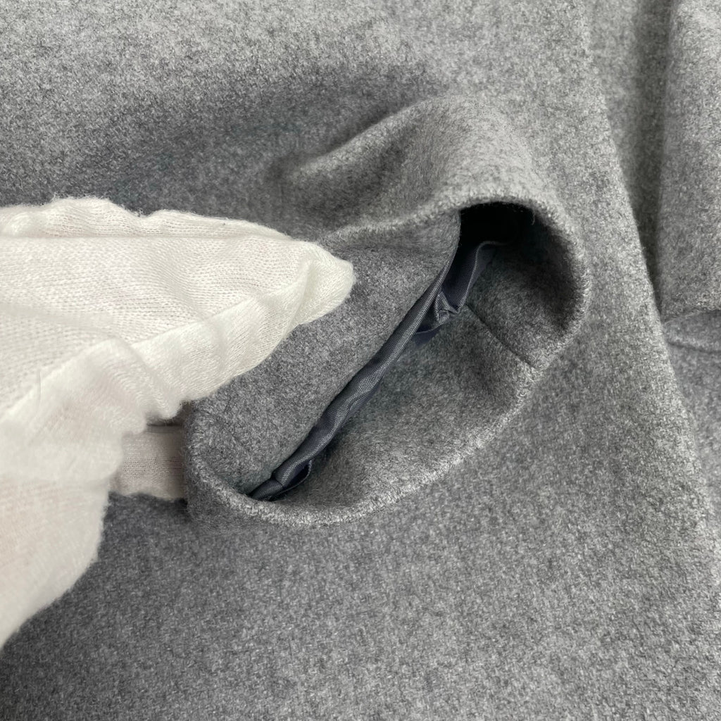 iCB アイシービー / ウールライトメルトンチェスターコート グレー 参考定価：52,000+tax SIZE:00