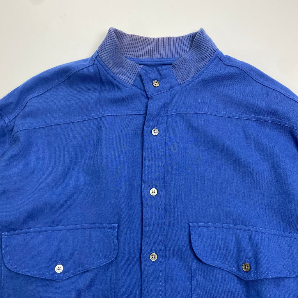 GIORGIO ARMANI ジョルジオ アルマーニ / ヴィンテージ コットンウール ギャバジンシャツ  SIZE:M