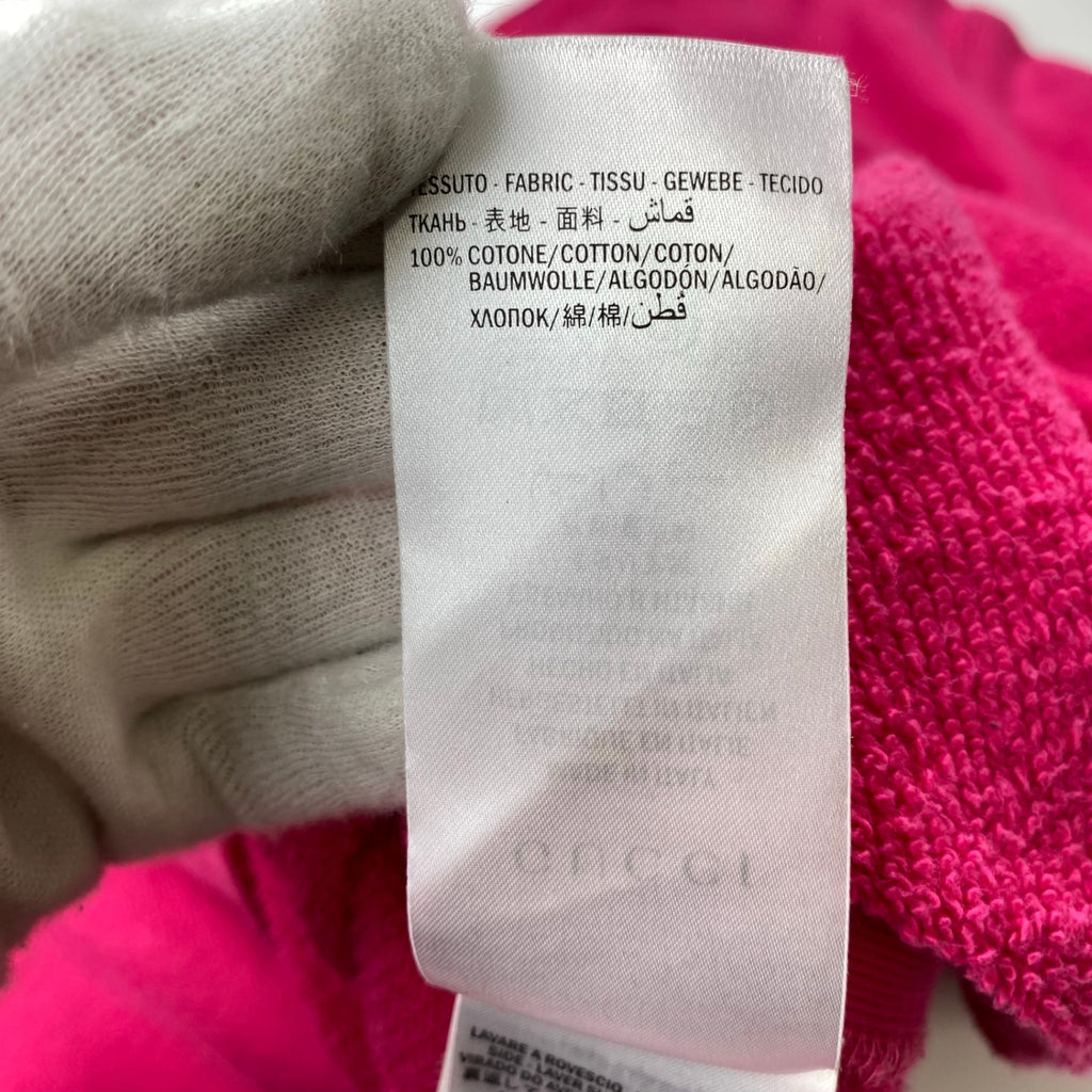 GUCCI グッチ / ヴィンテージロゴ プリント スウェット ダメージ加工 462018 SIZE：S