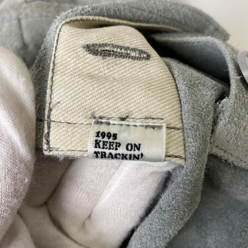 HFA 藤原ヒロシ着用モデルのサンプリング BE UNDER AGE スウェード ひざ下 ハーフパンツ