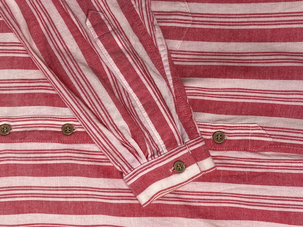 FRANK LEDER フランクリーダー コットン ストライプ シャツ