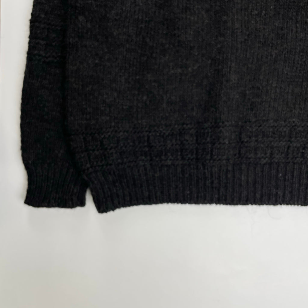 BATONER バトナー / Spread Alan Crew Neck ブラック 参考定価：28,000+tax SIZE:2