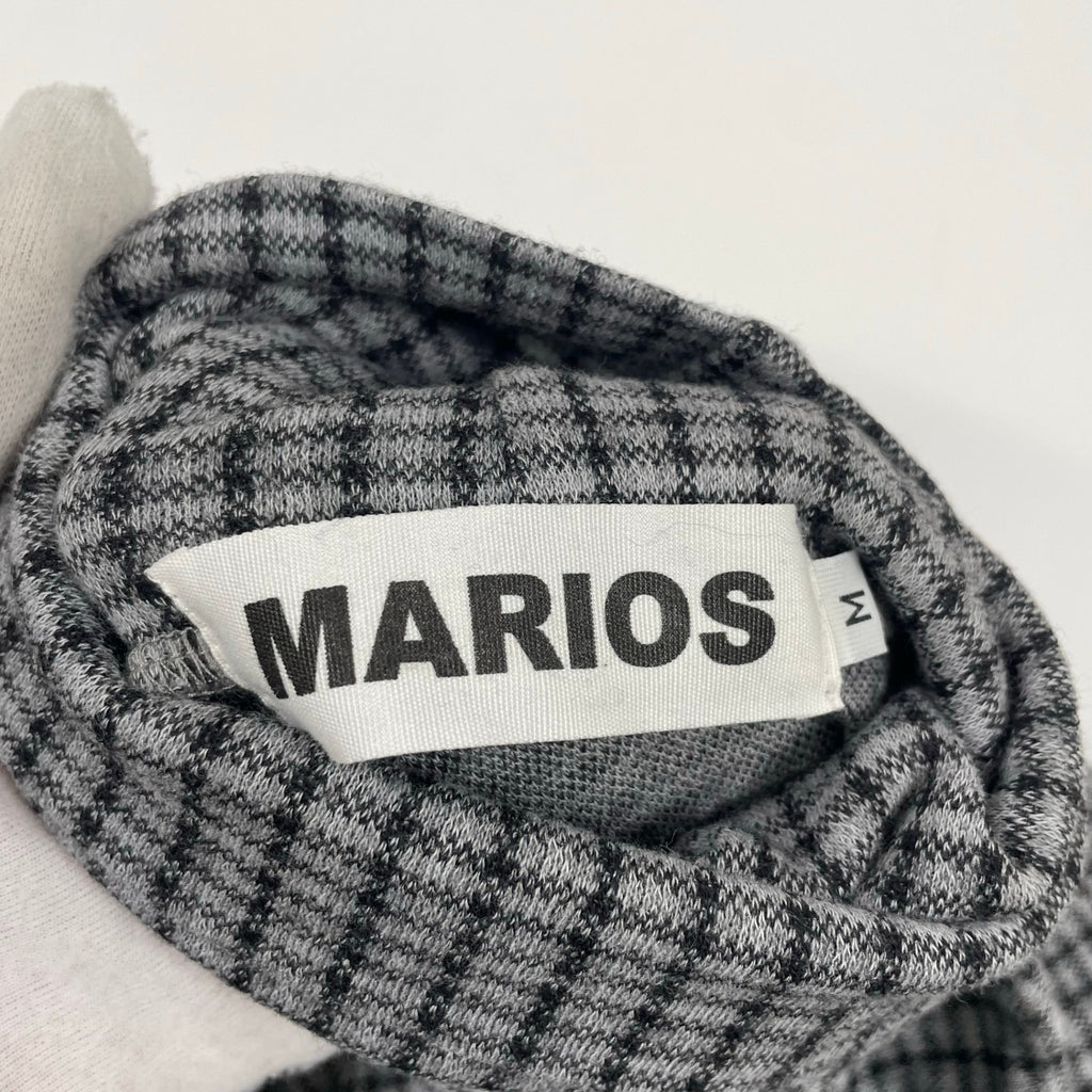 MARIOS マリオス / 変形タートルネックカットソー 参考定価：25,000程度 SIZE：M