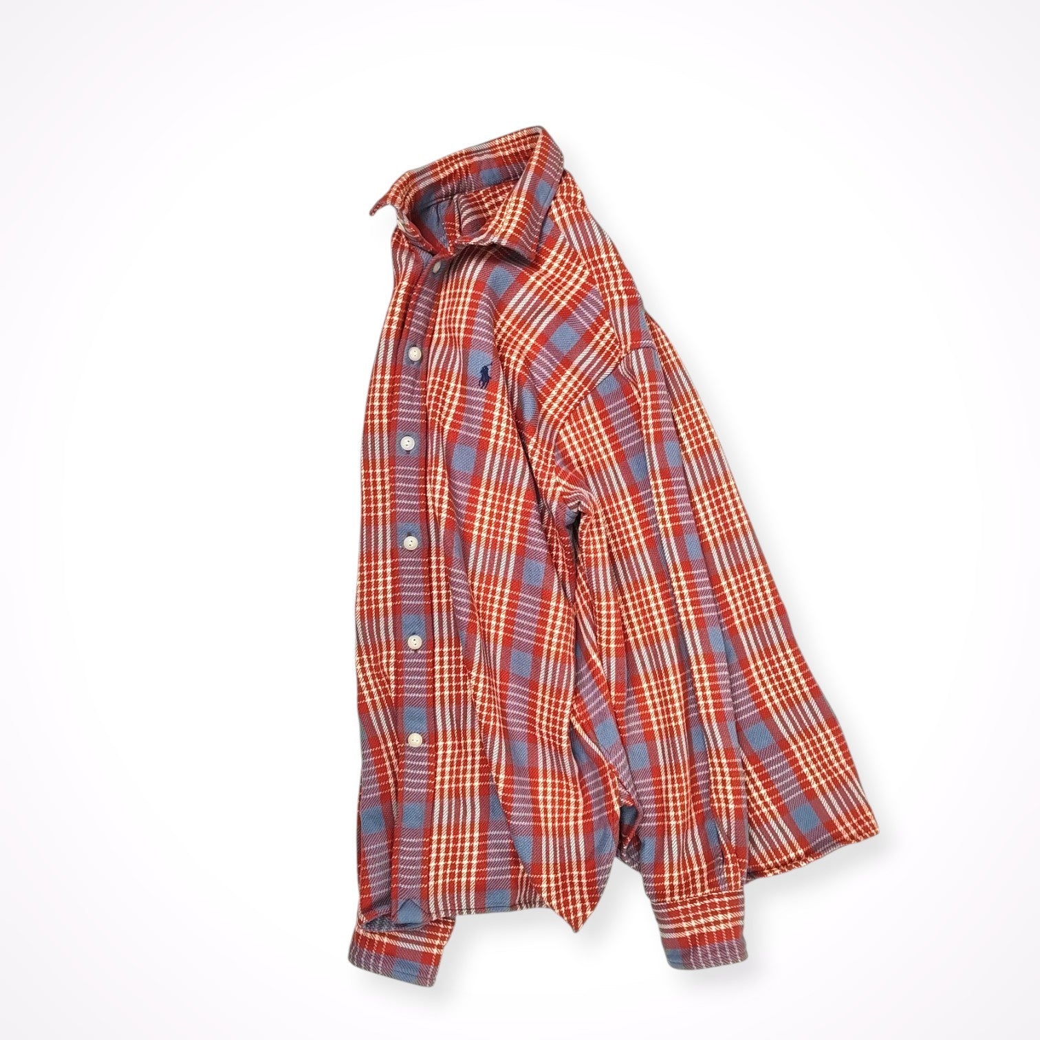 Polo Ralph Lauren / ヴィンテージ復刻 インド製ネルシャツ 参考定価：30,000程度 SIZE:M