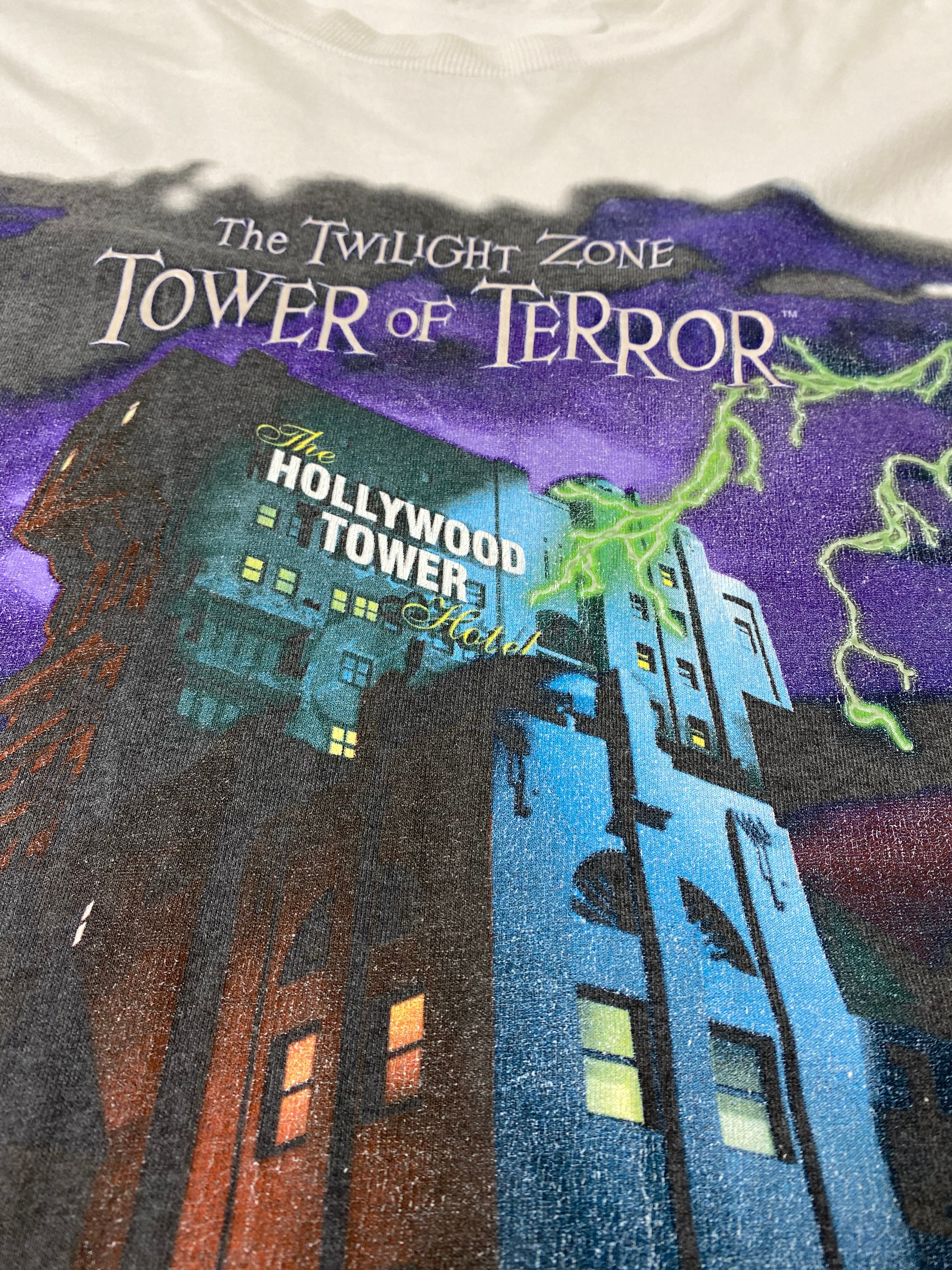 Disneyland RESORT ディズニーランド リゾート VINTAGE T-SHIRT 「The Twilight Zone Tower of Terror」 SIZE:XL