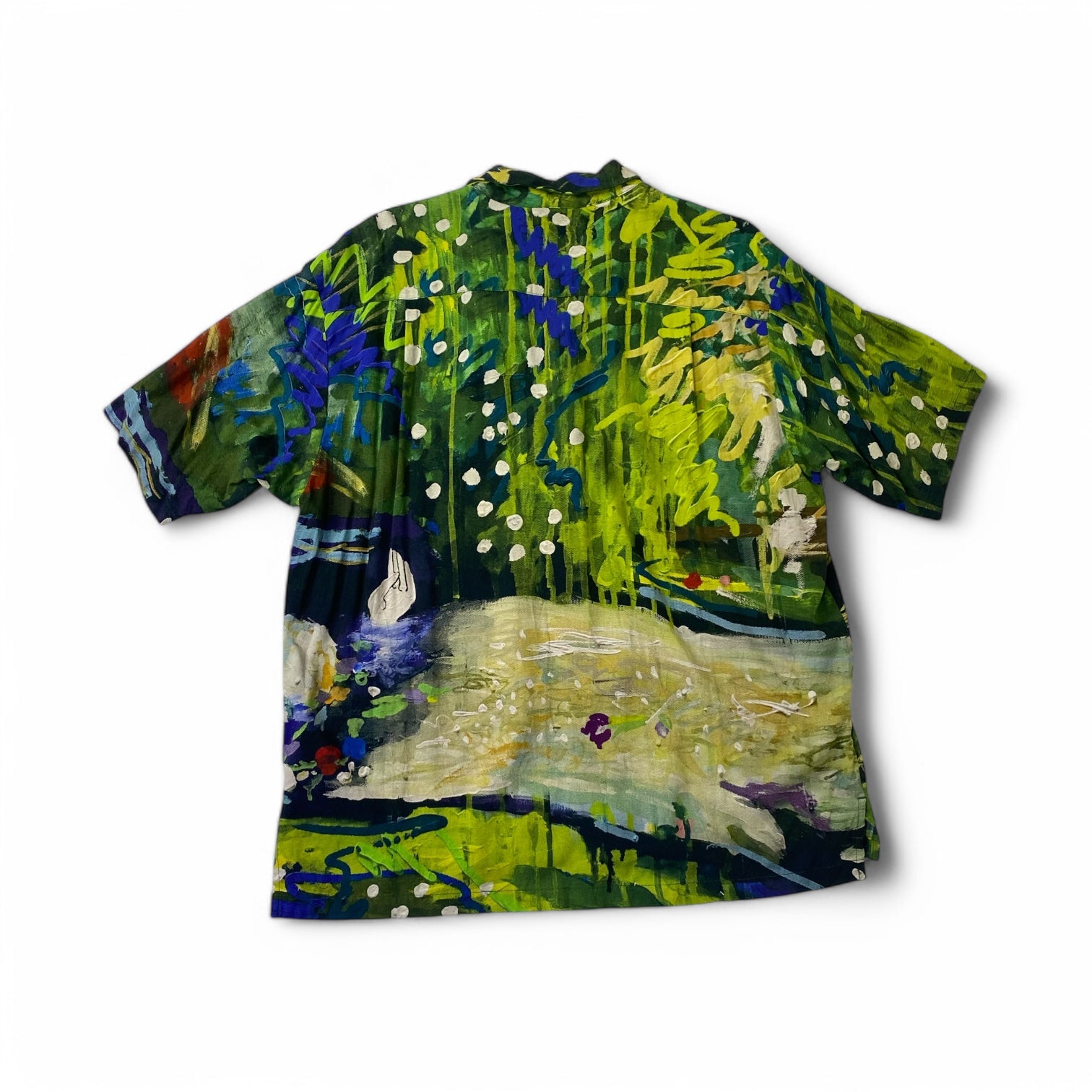 FREAK'S STORE フリークスストア × AUTO MOAI オートモアイ コラボ アート アロハシャツ