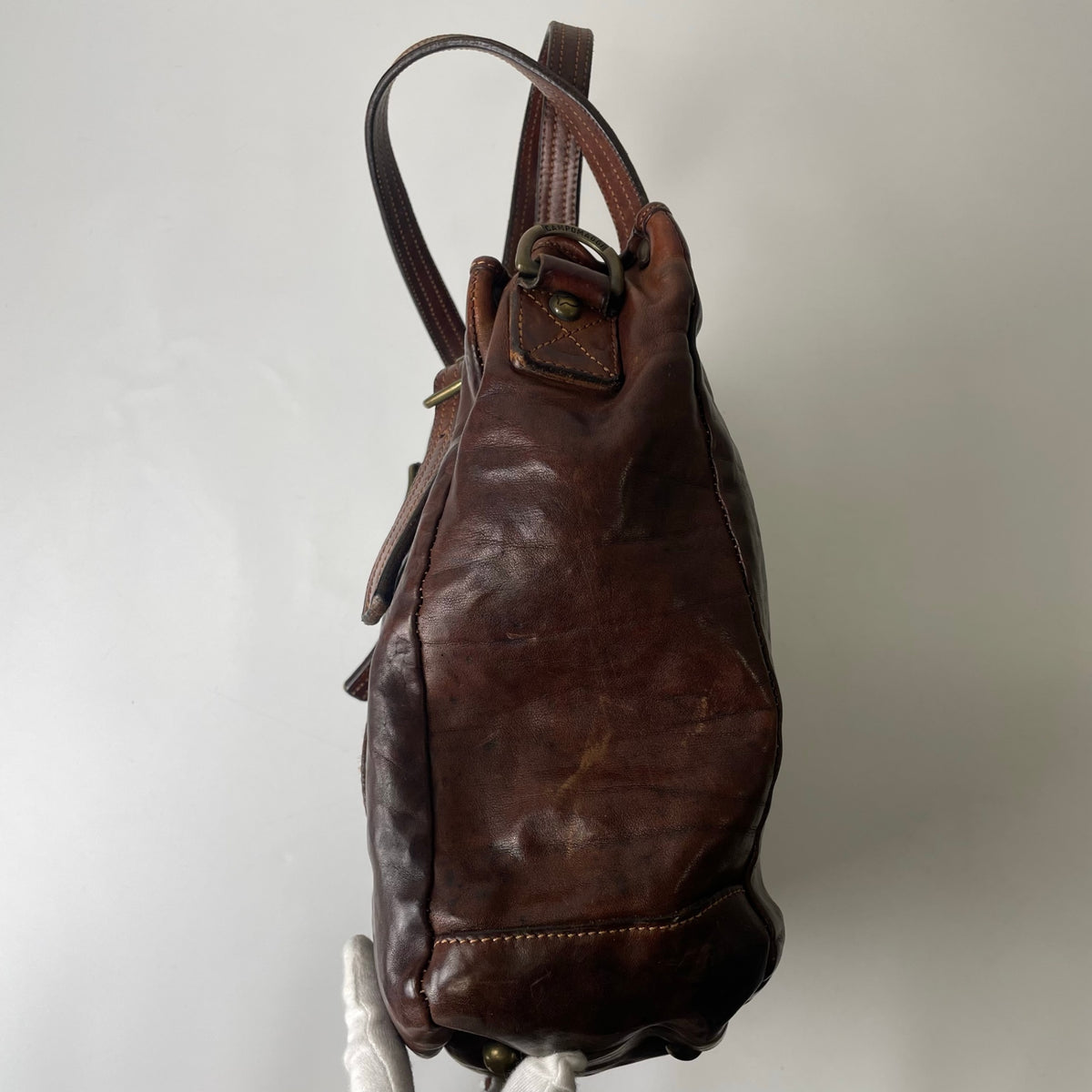 CAMPOMAGGI / teodorano 2WAYレザートートバッグ 参考定価：80,000程度