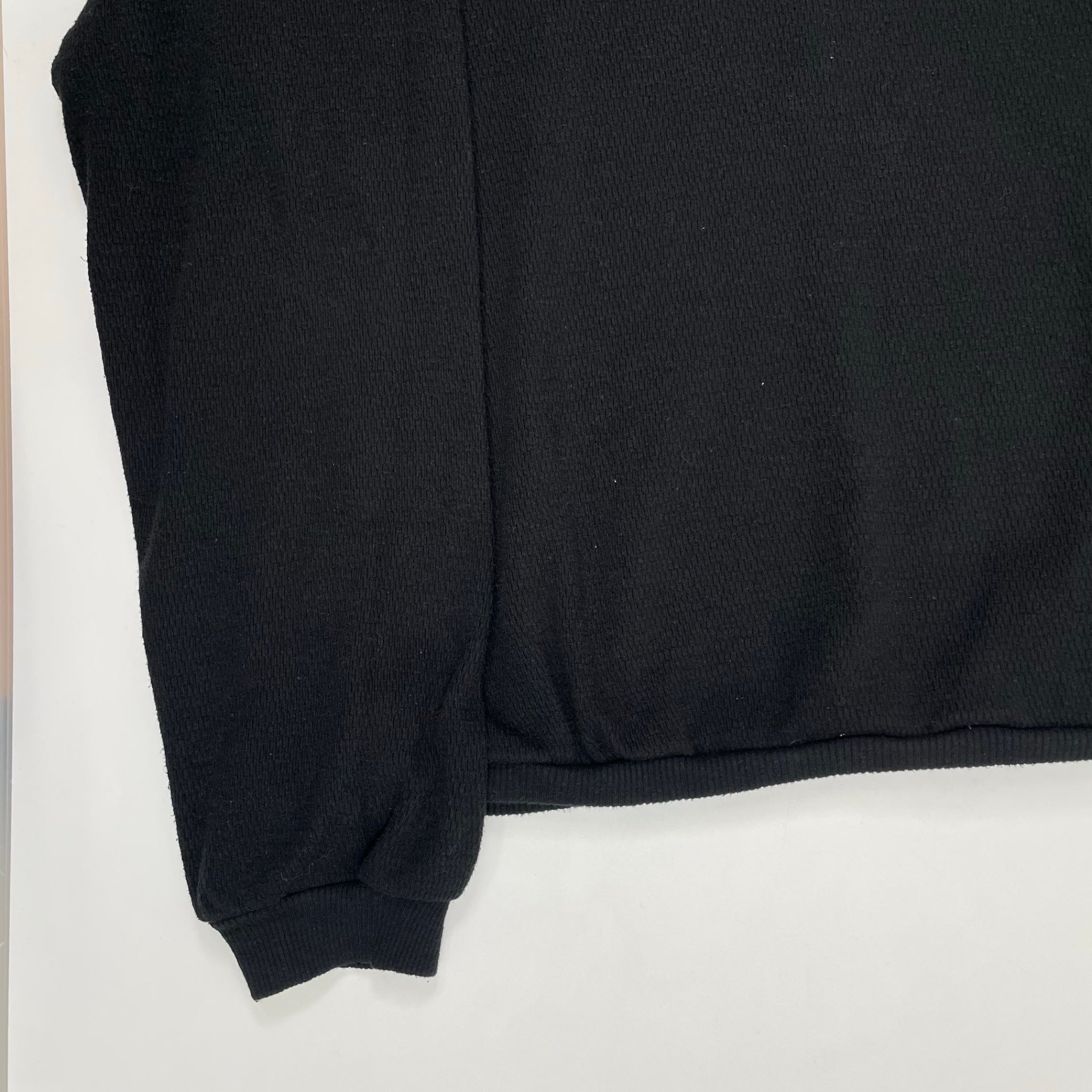 barbell object バーベルオブジェクト / nep v top サーマルVネックカットソー bo-05c01 ブラック 25AW SIZE：2